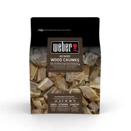 Drewienka do wędzenia Hickory chunks certyfikat FSC 1,5 kg.